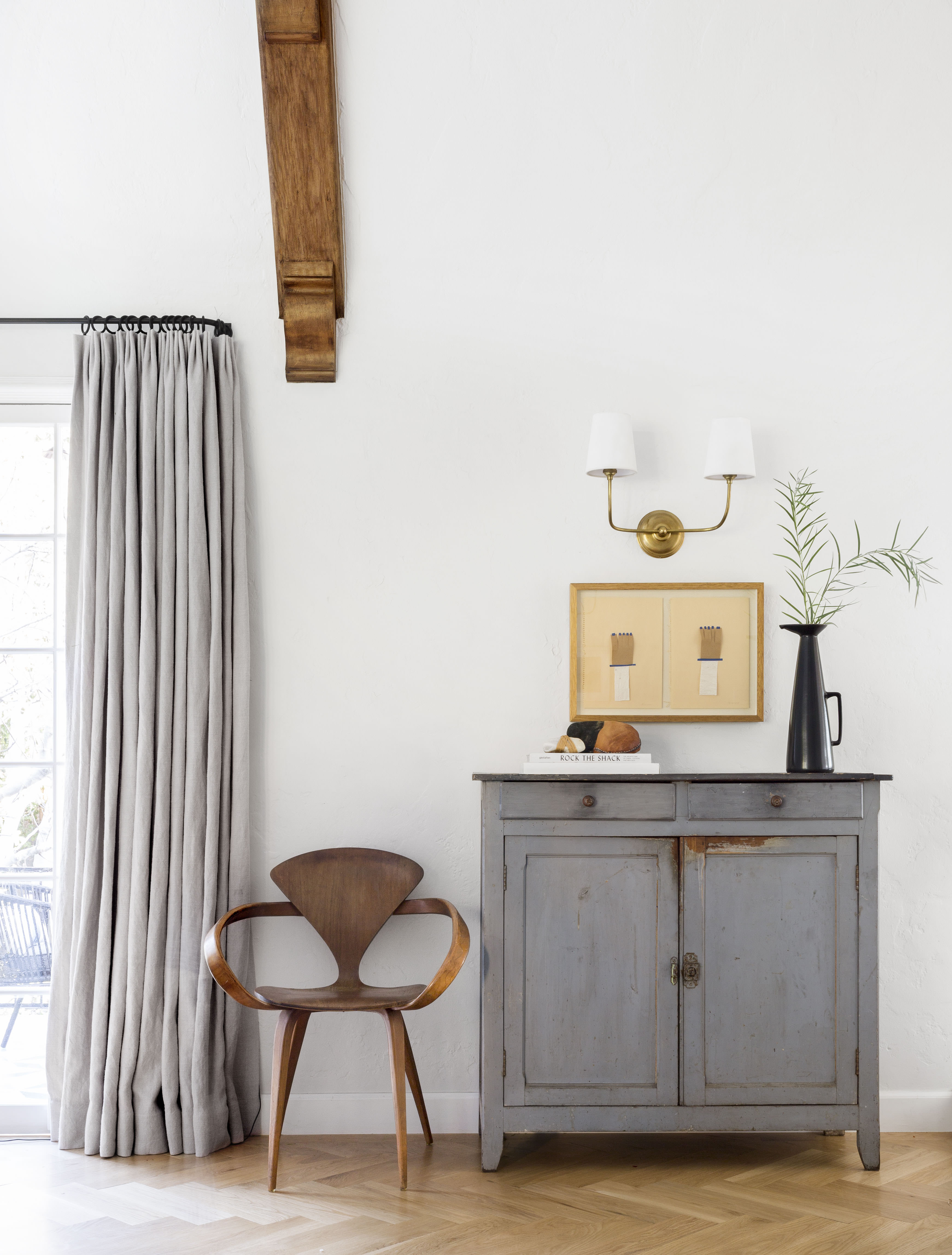 One Room Challenge Week 3 Curtains Rugs The Sweet Beast Emily Henderson Living Room Euro Pleat Curtain Inspiration