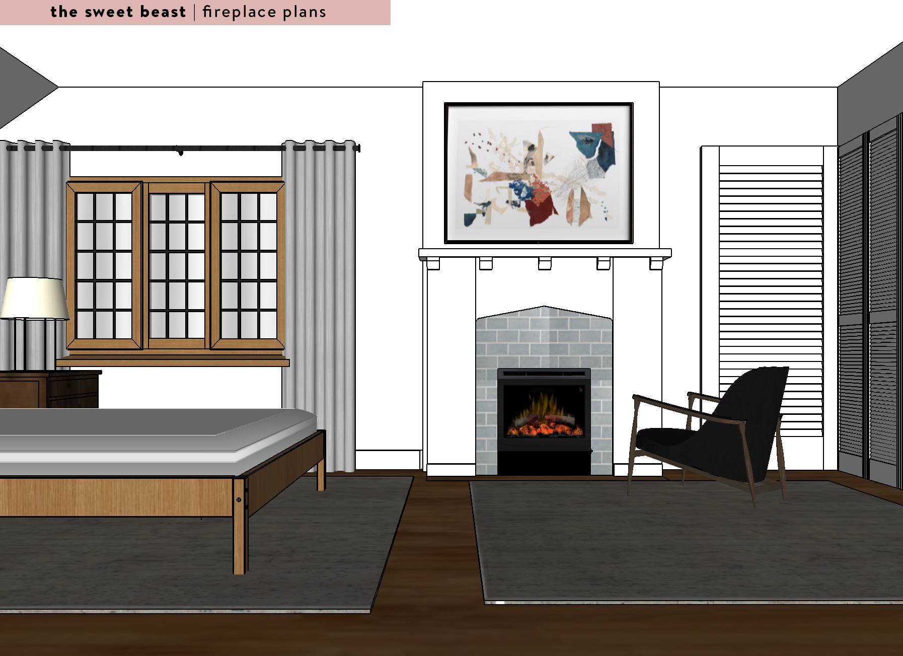 One Room Challenge Week 2 The Fireplace Plan The Sweet Beast