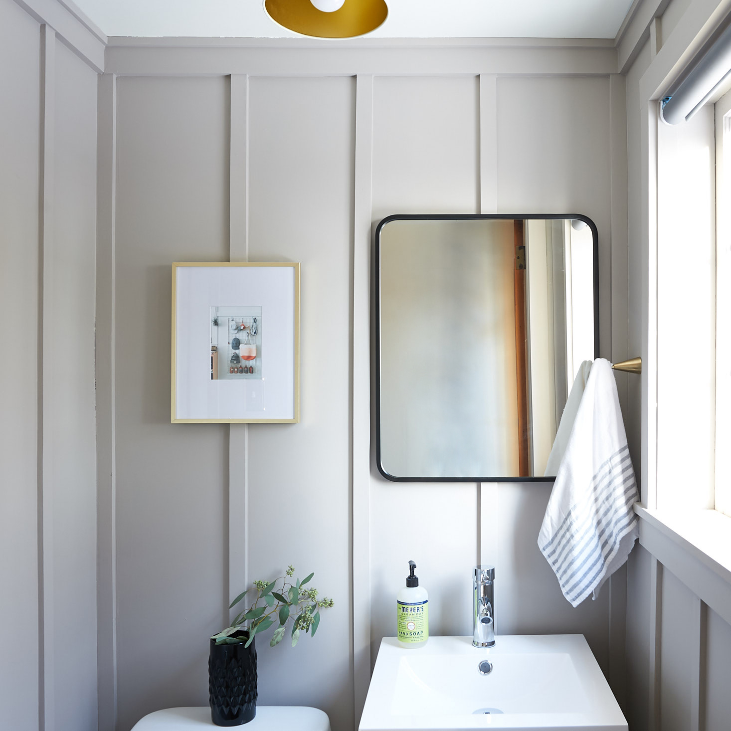 How To Modern Board and Batten Powder Room The Sweet Beast