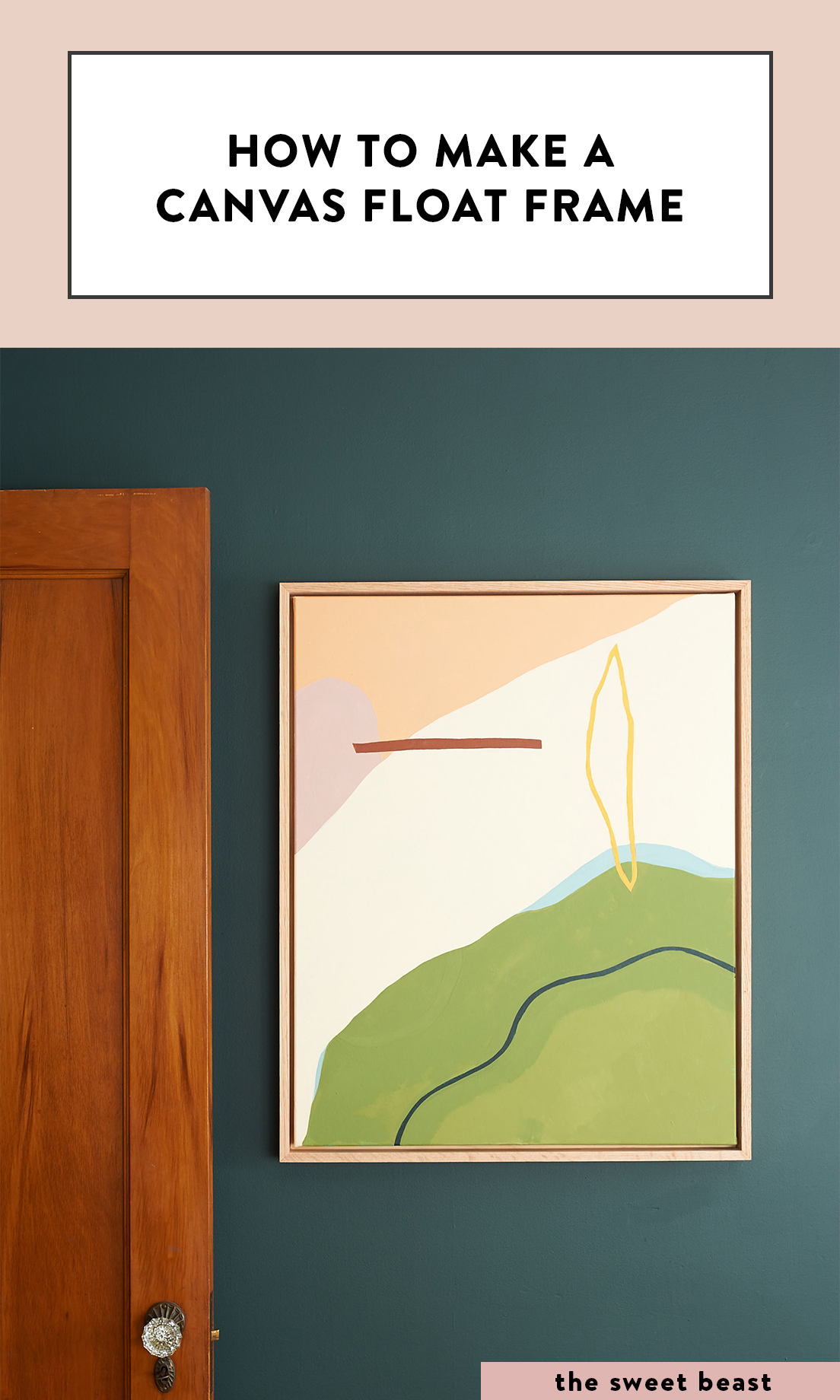 DIY Canvas Float Frame