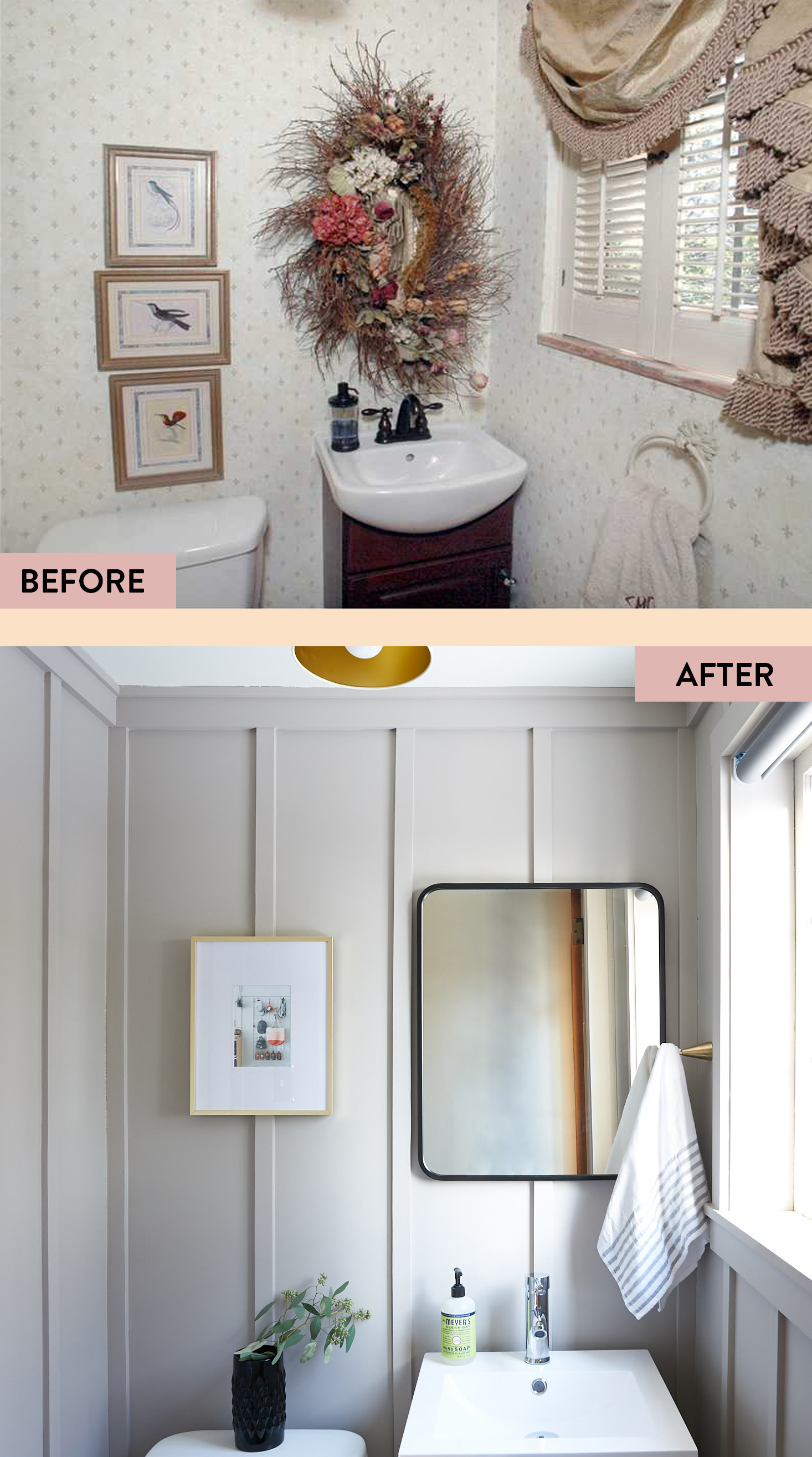 How To Modern Board And Batten Powder Room The Sweet Beast